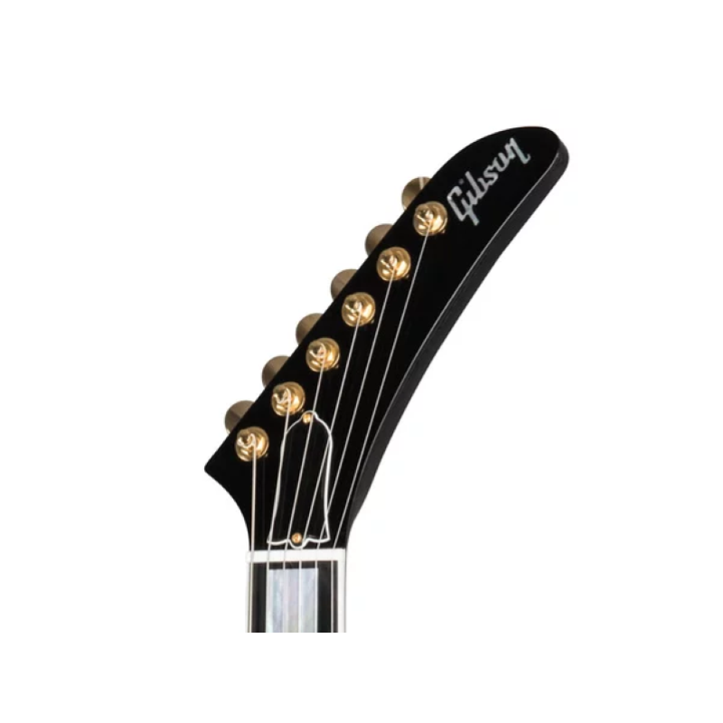 Gibson Custom Explorer Custom w/ Ebony Fingerboard Gloss Ebony DSMXEBGH1E