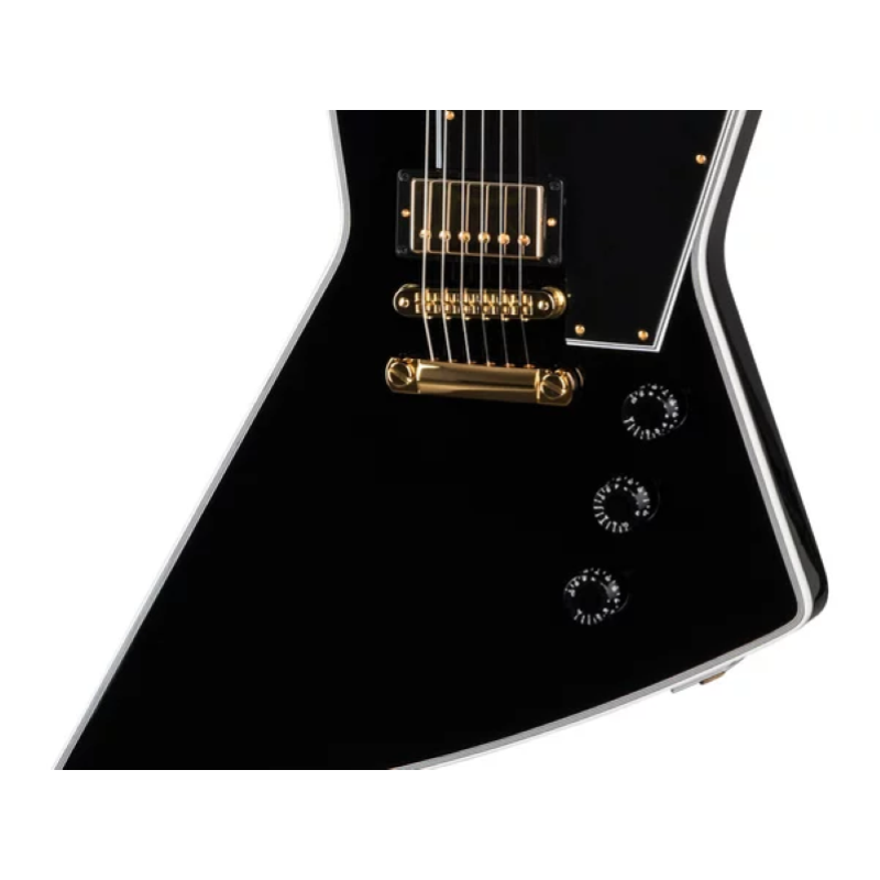 Gibson Custom Explorer Custom w/ Ebony Fingerboard Gloss Ebony DSMXEBGH1E