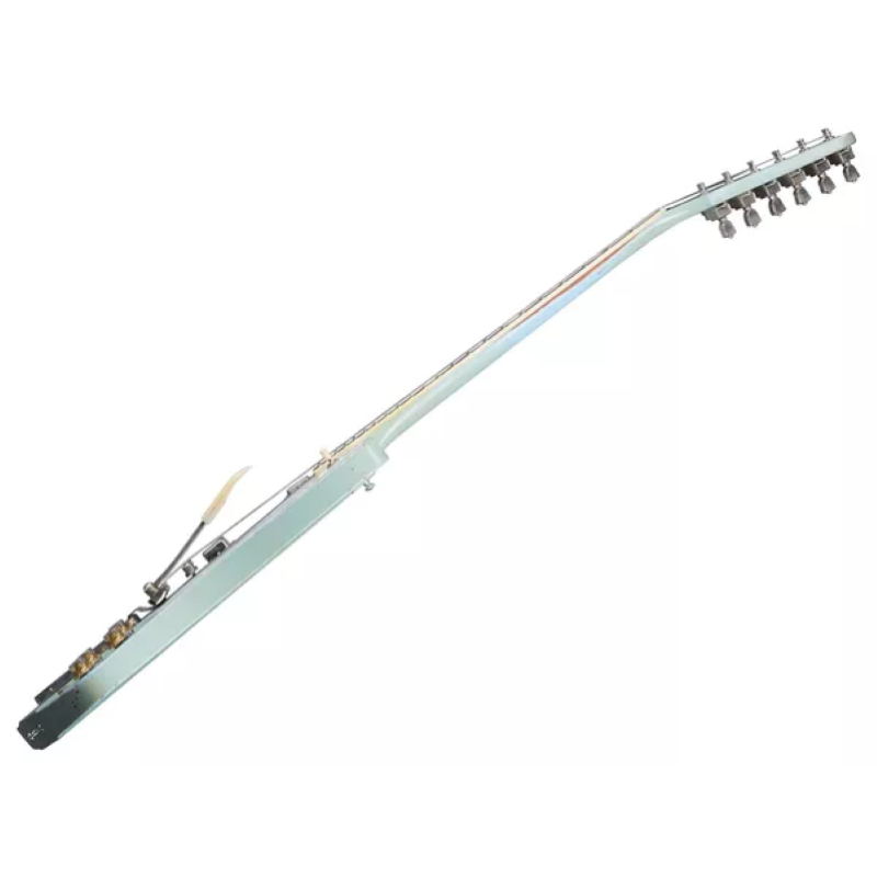 Gibson Custom 1963 Firebird V w/ Maestro Vibrola Heavy Aged Antique Frost Blue FB5HAAFBNM1