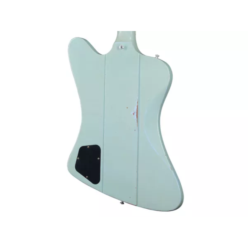 Gibson Custom 1963 Firebird V w/ Maestro Vibrola Heavy Aged Antique Frost Blue FB5HAAFBNM1