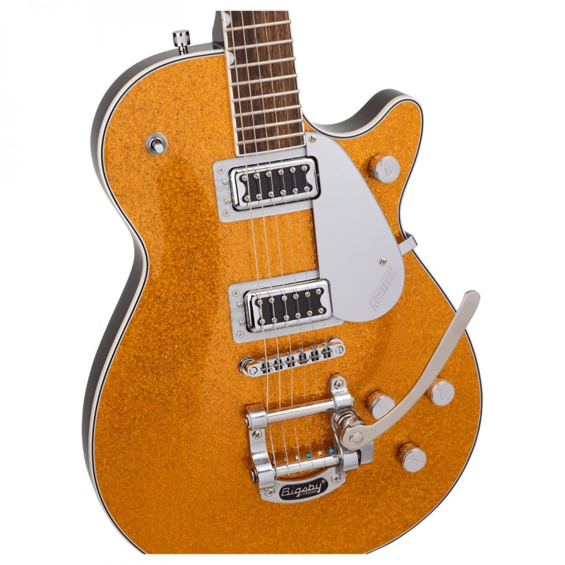Gretsch G5230T Electromatic® Sparkle Jet™ FT Single-Cut with Bigsby®, Laurel Fingerboard, Gold Sparkle