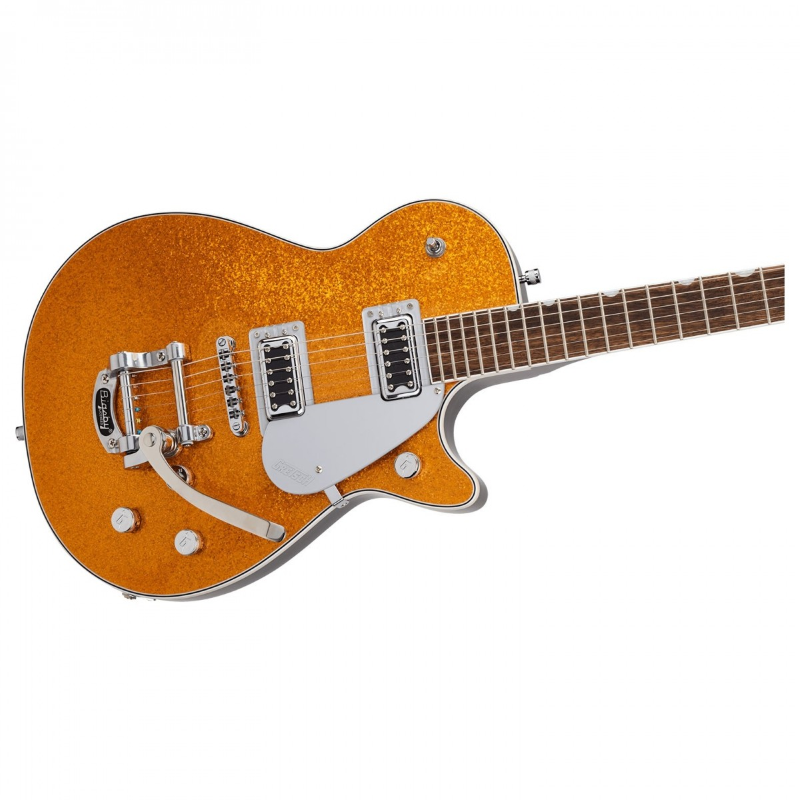 Gretsch G5230T Electromatic® Sparkle Jet™ FT Single-Cut with Bigsby®, Laurel Fingerboard, Gold Sparkle