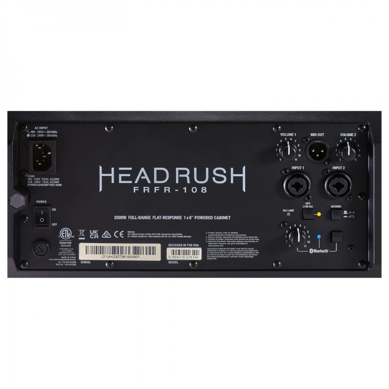 HeadRush FRFR 108 - Cabinet Amplificato per MultiFX per Chitarra 2000W