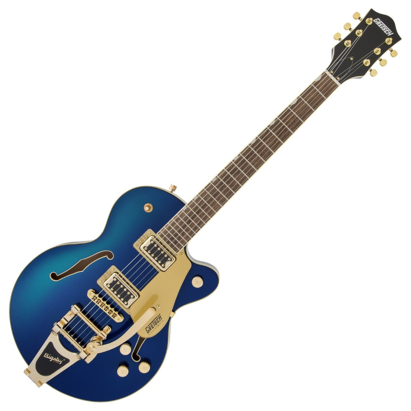 Gretsch G5655TG Azure Metallic Electromatic® Center Block Jr. Single-Cut with Bigsby® and Gold Hardware 2509700551
