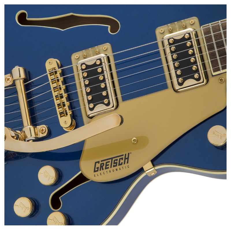 Gretsch G5655TG Azure Metallic Electromatic® Center Block Jr. Single-Cut with Bigsby® and Gold Hardware 2509700551