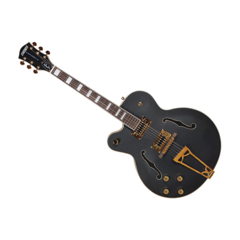 Gretsch G5191BK Tim Armstrong Signature Electromatic® Hollow Body with Gold Hardware, Left-Handed Electric Guitars