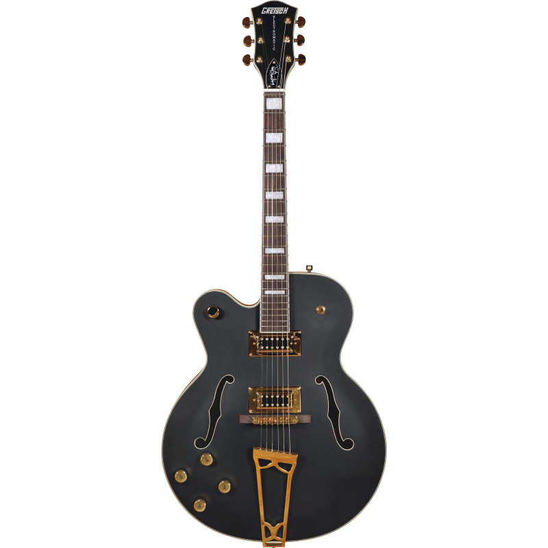 Gretsch G5191BK Tim Armstrong Signature Electromatic® Hollow Body with Gold Hardware, Left-Handed Electric Guitars