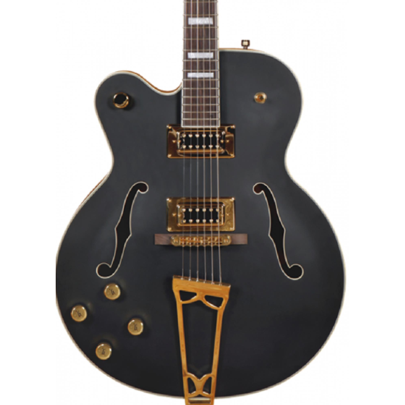 Gretsch G5191BK Tim Armstrong Signature Electromatic® Hollow Body with Gold Hardware, Left-Handed Electric Guitars