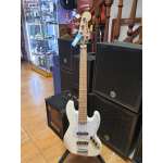 usato Squier Jazz Bass V Olympic White