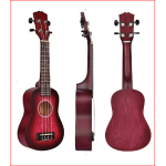 LAX UK202 RD Ukulele SOPRANO red, matt finish, con borsa