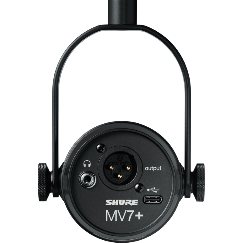 Shure MV7+ Microfono Poadcast USB-C e XLR colore Nero