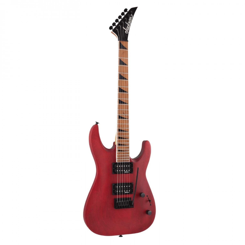 Jackson JS Series Dinky™ Arch Top JS24 DKAM, Caramelized Maple Fingerboard, Red Stain