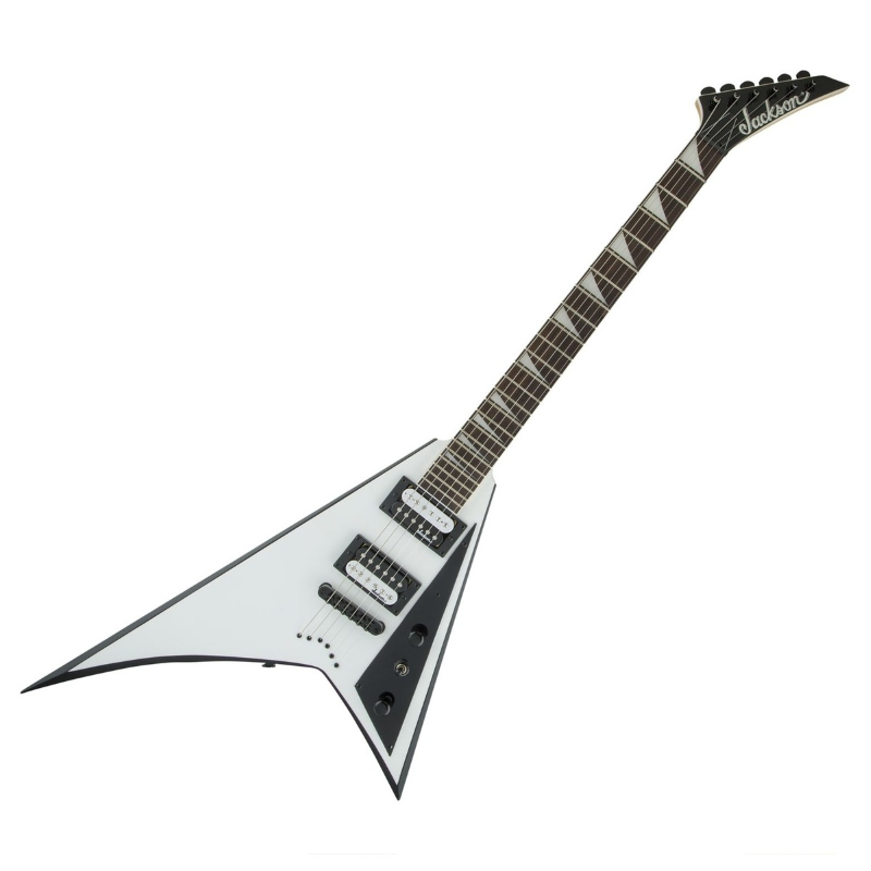 Jackson JS Series Rhoads JS32T White with Black Bevels 2910127577
