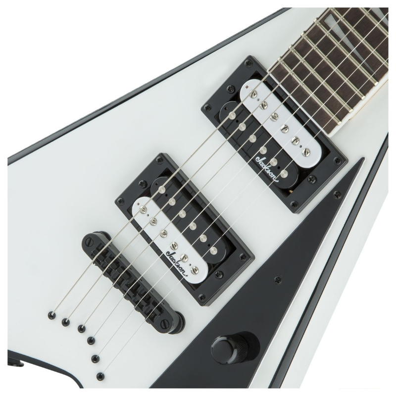 Jackson JS Series Rhoads JS32T White with Black Bevels 2910127577