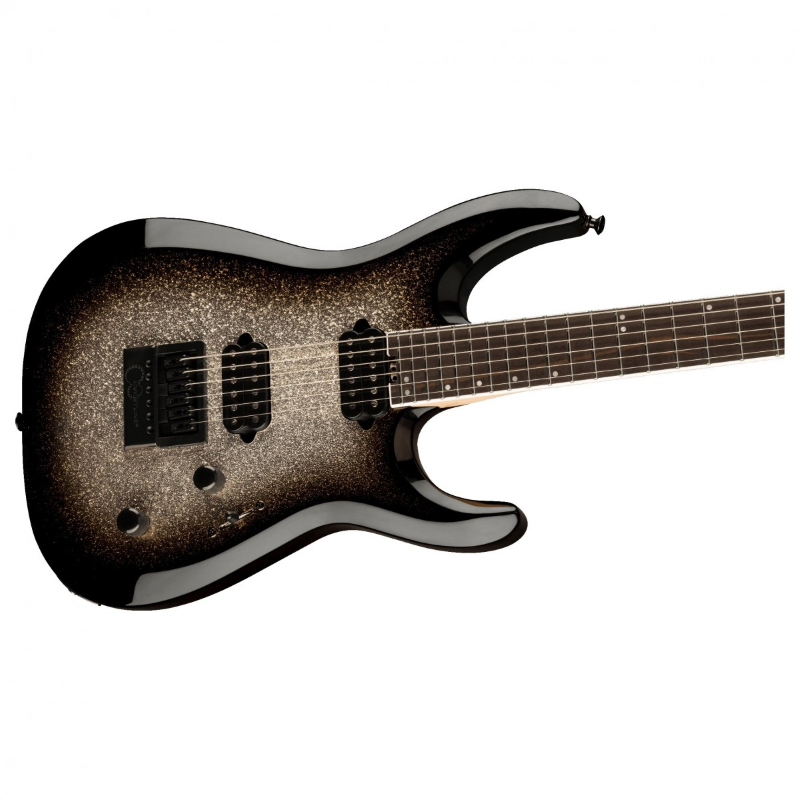 Jackson Pro Plus Series DK Modern EVTN6, Ebony Fingerboard, Silver Sparkle