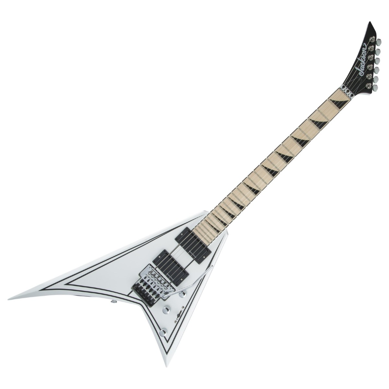Jackson X Series Rhoads RRX24M Snow White with Black Pinstripes 2916322548