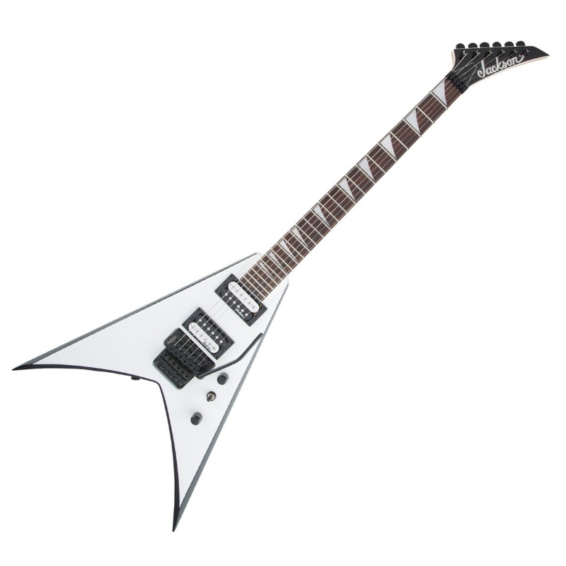 Jackson JS Series King V™ JS32 White with Black Bevels 2910224577