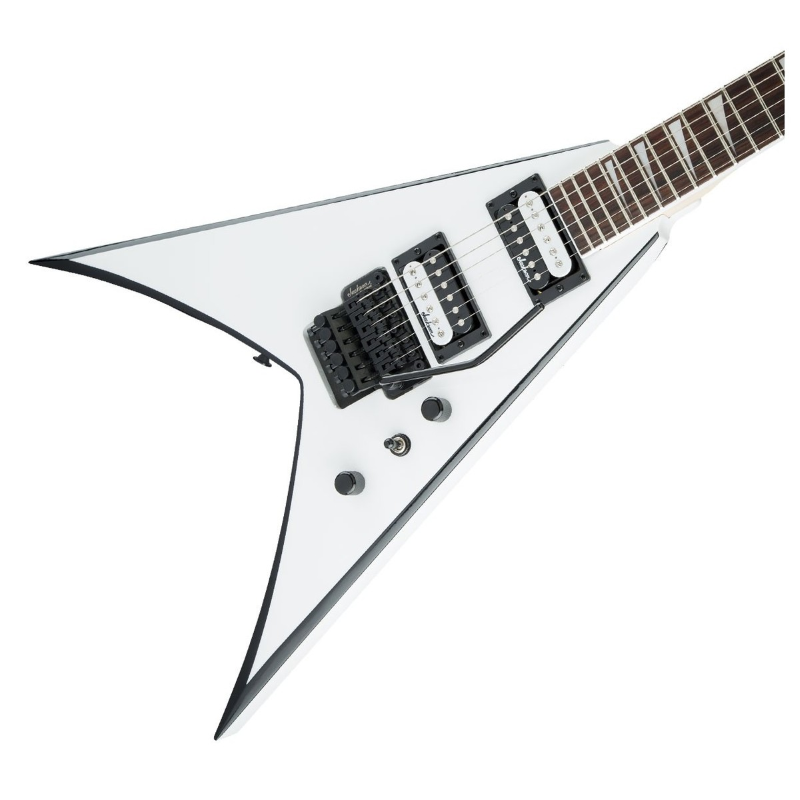 Jackson JS Series King V™ JS32 White with Black Bevels 2910224577