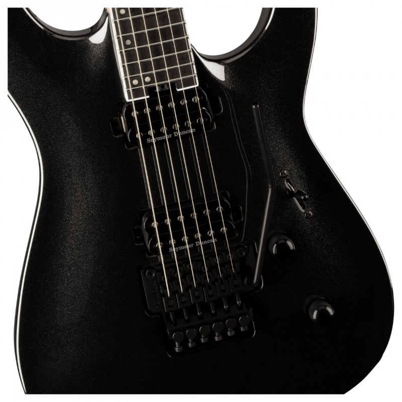 Jackson Pro Plus Series DKA, Ebony Fingerboard, Metallic Black