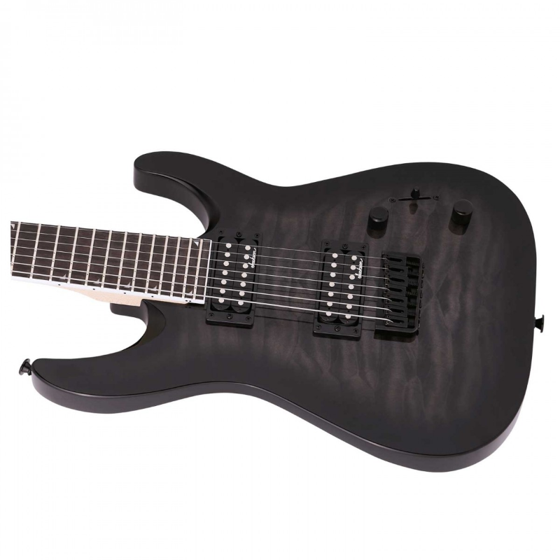 Jackson JS Series Dinky™ Arch Top JS22Q-7 DKA HT,  Transparent Black Burst 2918804585