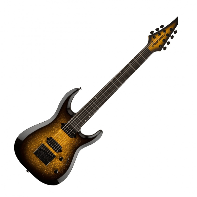 Jackson Pro Plus Series DK Modern EVTN7, Ebony Fingerboard, Gold Sparkle