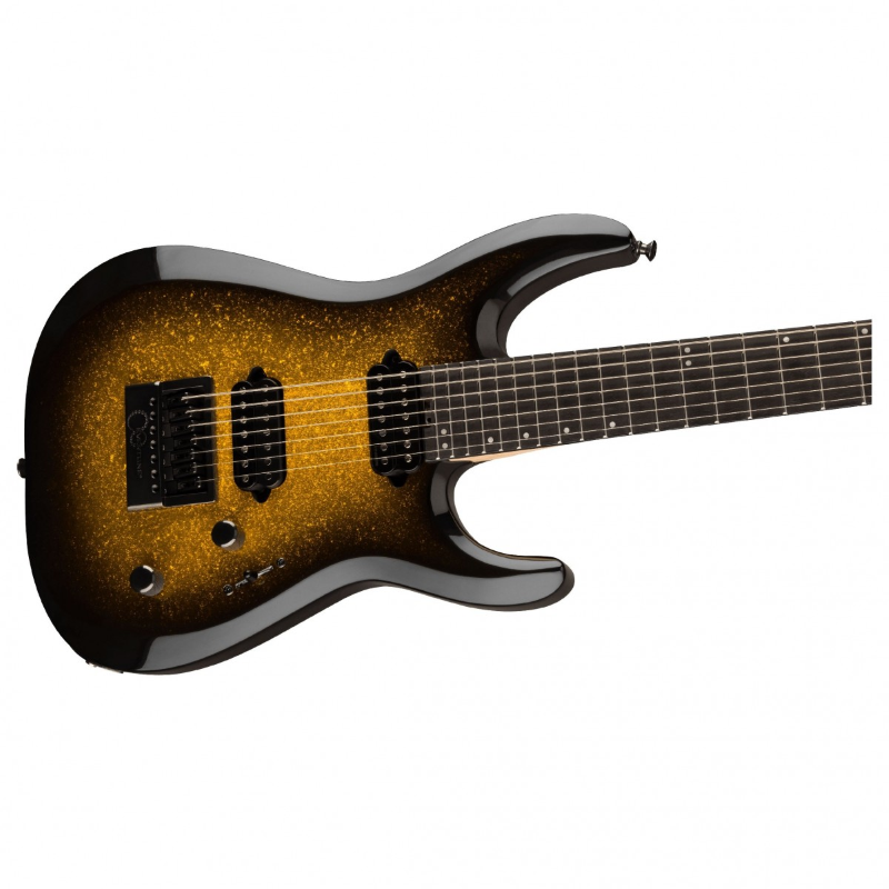 Jackson Pro Plus Series DK Modern EVTN7, Ebony Fingerboard, Gold Sparkle