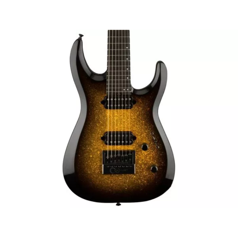 Jackson Pro Plus Series DK Modern EVTN7, Ebony Fingerboard, Gold Sparkle