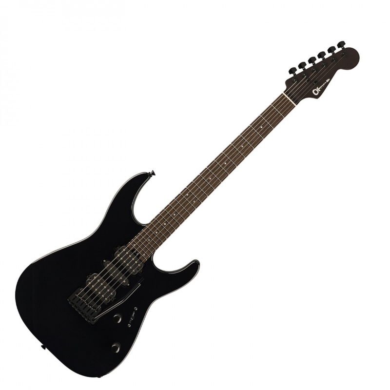 Charvel MJ DK24 HSH 2PT W Mahogany, Wenge Fingerboard, Black