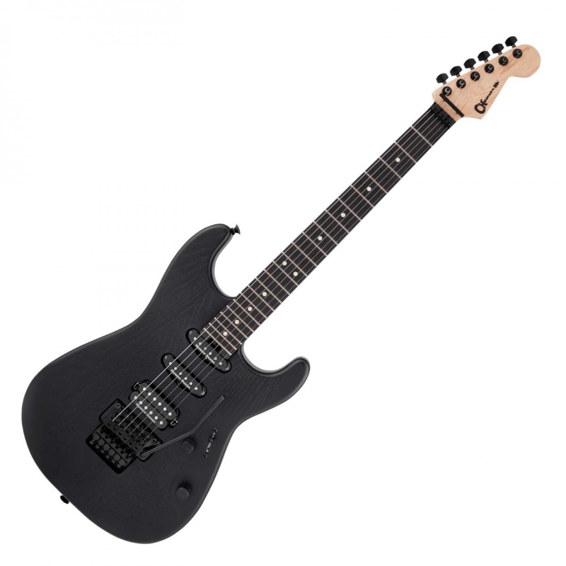 Charvel Pro-Mod San Dimas® Style 1 HSS FR E Sassafras, Ebony Fingerboard, Satin Black
