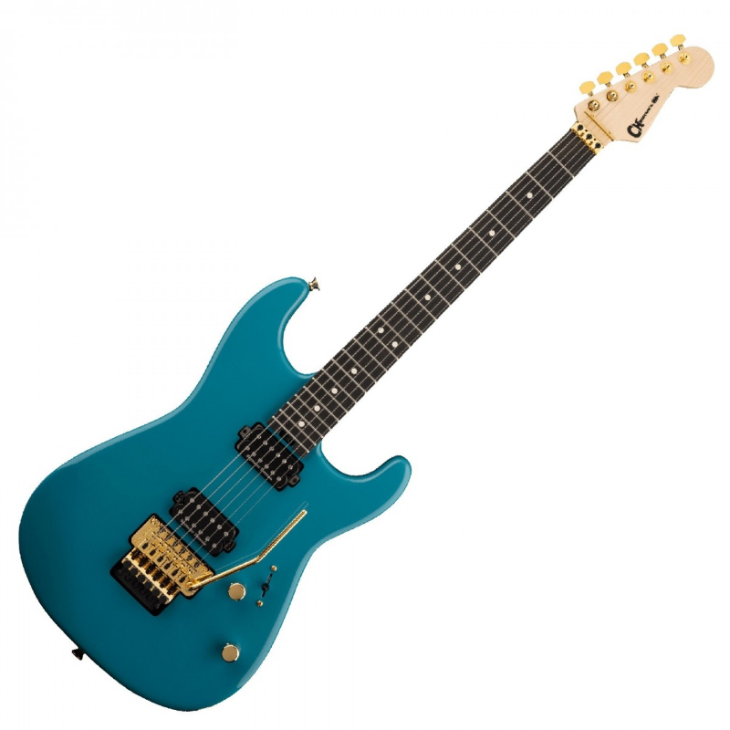 Charvel Pro-Mod San Dimas® Style 1 HH FR E, Ebony Fingerboard, Miami Blue 2965841591