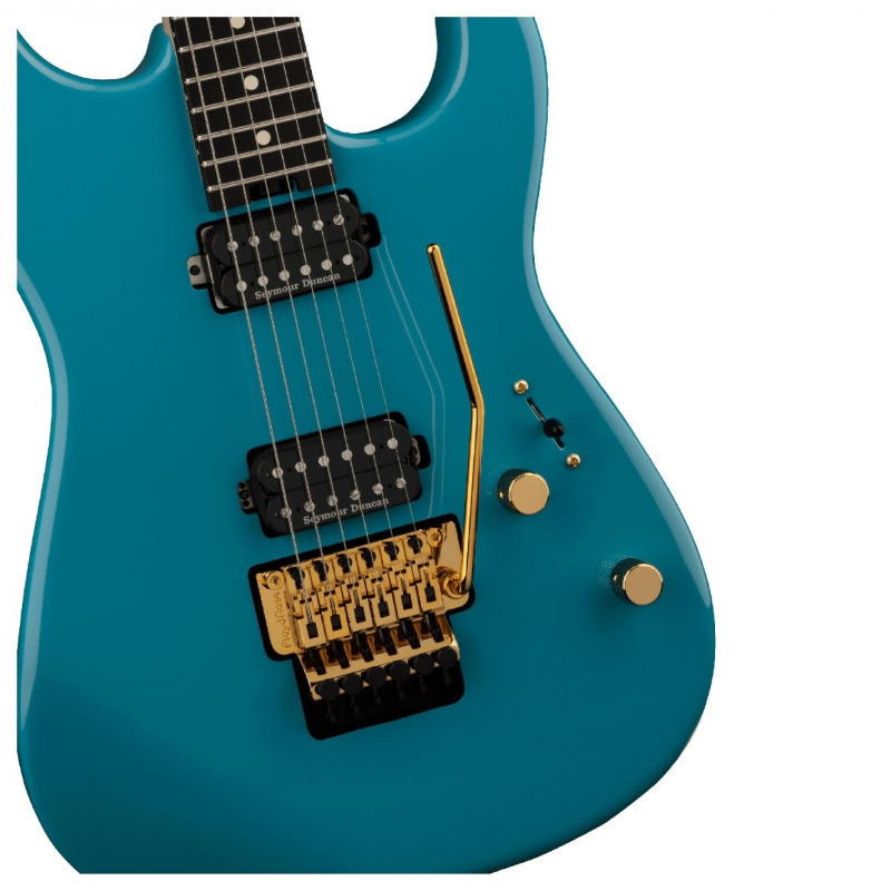 Charvel Pro-Mod San Dimas® Style 1 HH FR E, Ebony Fingerboard, Miami Blue 2965841591