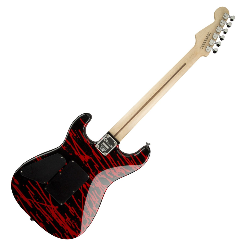 Charvel Warren DeMartini Signature Pro-Mod Blood and Skull, Maple Fingerboard, Blood and Skull
