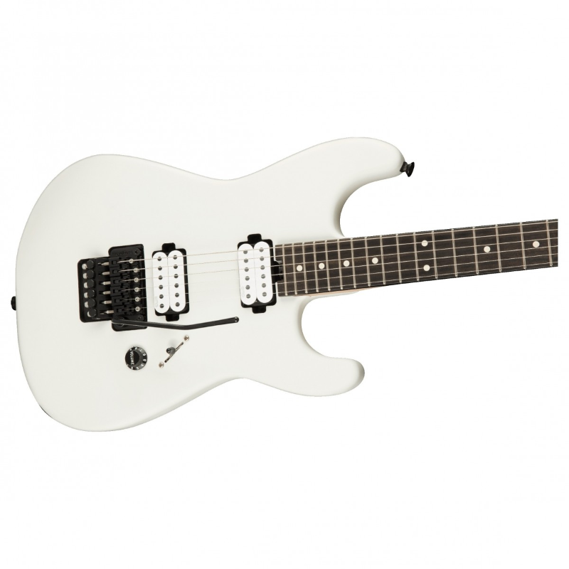 Charvel Jim Root Signature Pro-Mod San Dimas® Style 1 HH FR E, Ebony Fingerboard, Satin White 2965801876