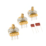 Fender Stratocaster® Split Shaft Potentiometer and Capacitor Kit, 3-Pack
