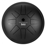 SELA SE360 Hand Pan 8 note 6"C  Major Black, 8 note