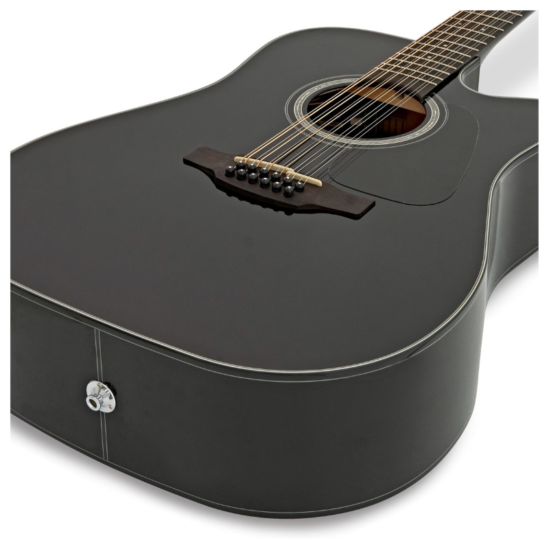 Takamine GD30CE-12-BLK - Chitarra 12 corde dreadnought cutaway elettrificata - Serie G Series 