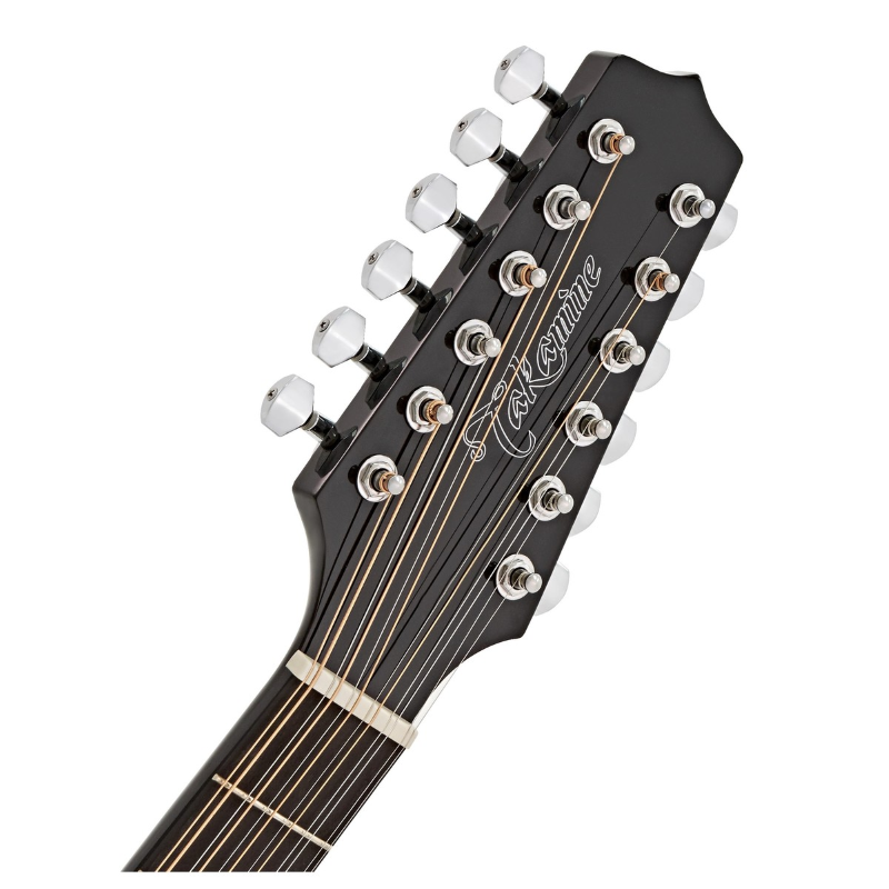 Takamine GD30CE-12-BLK - Chitarra 12 corde dreadnought cutaway elettrificata - Serie G Series 
