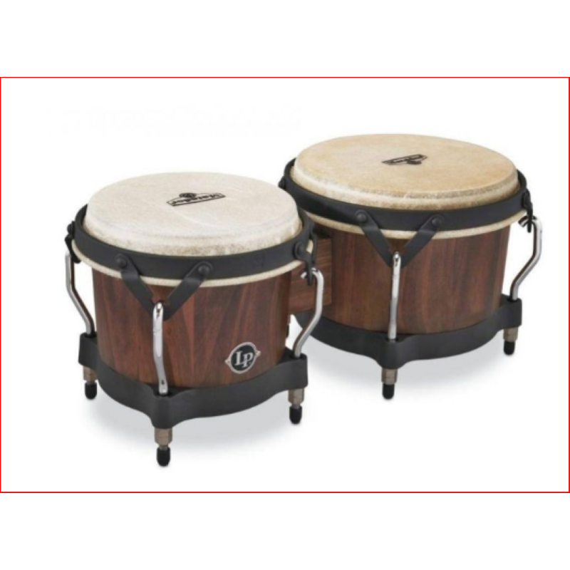 Latin Percussion M201-WB Bongos Matador Wood Whiskey Barrel