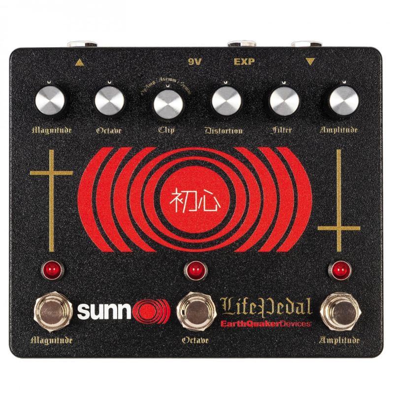 EarthQuaker Devices Life Pedal V3 Effetto Distorsione Ottava su Booster a Pedale per Chitarra