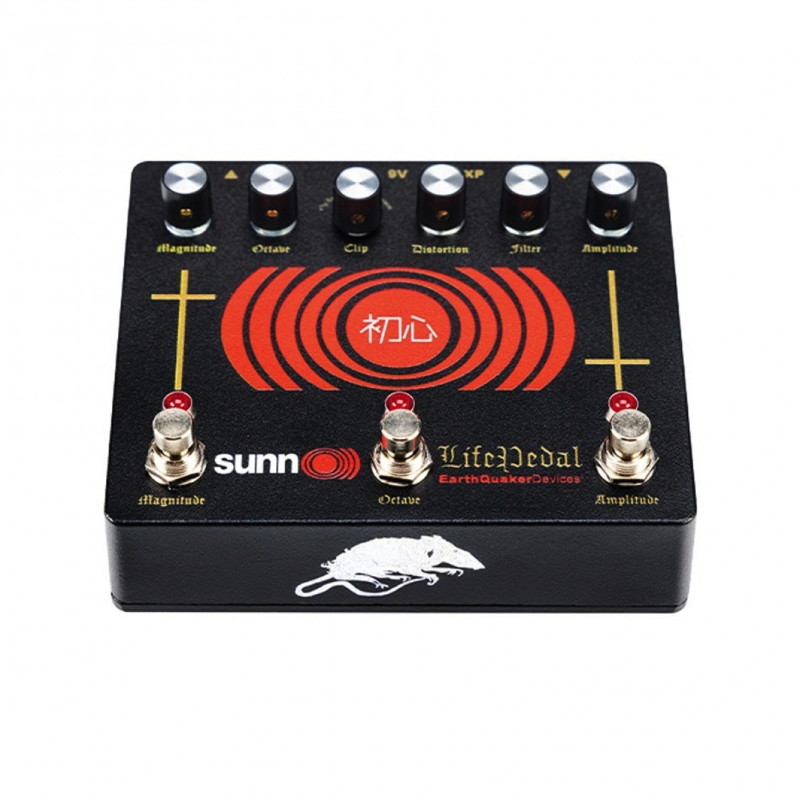 EarthQuaker Devices Life Pedal V3 Effetto Distorsione Ottava su Booster a Pedale per Chitarra