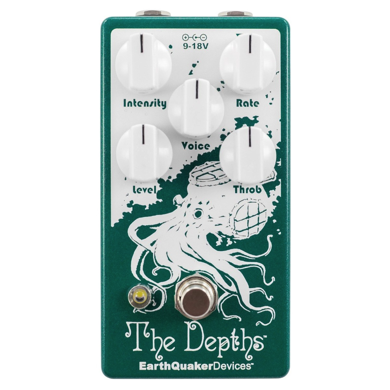 EarthQuaker Devices The Depths V2 Pedale Vibe per Chitarra e Basso