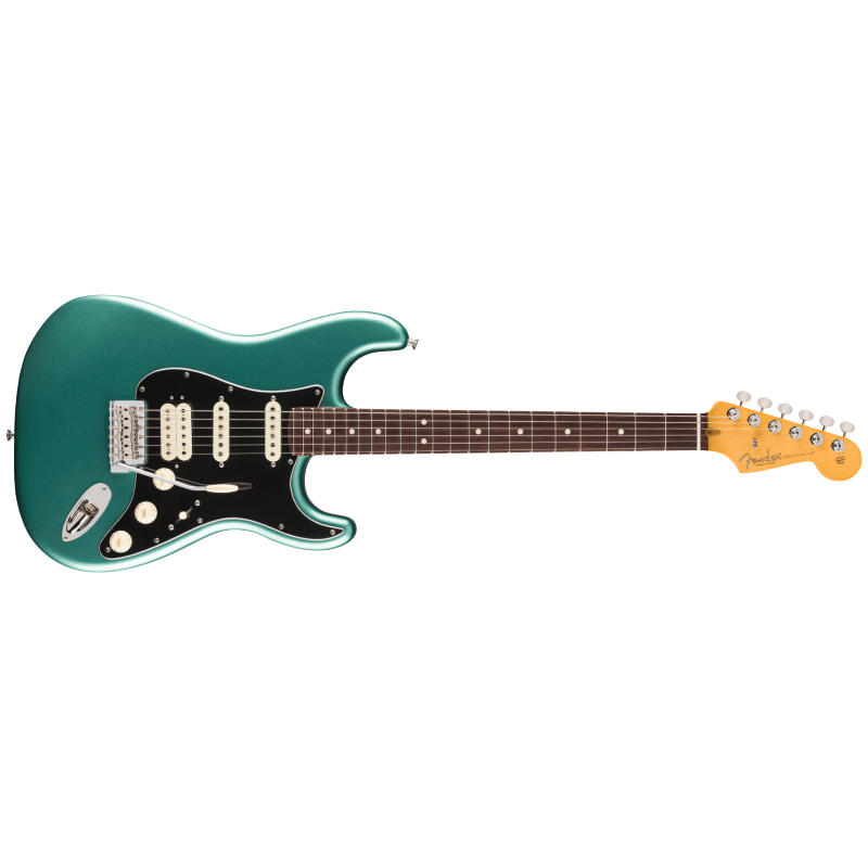 Fender American Professional Classic Stratocaster® HSS, Rosewood Fingerboard, Faded Sherwood Green Metallic 0114950374