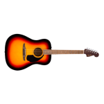 Fender California Standard Redondo™, Spruce Top, Black Pickguard, 3-Color Sunburst