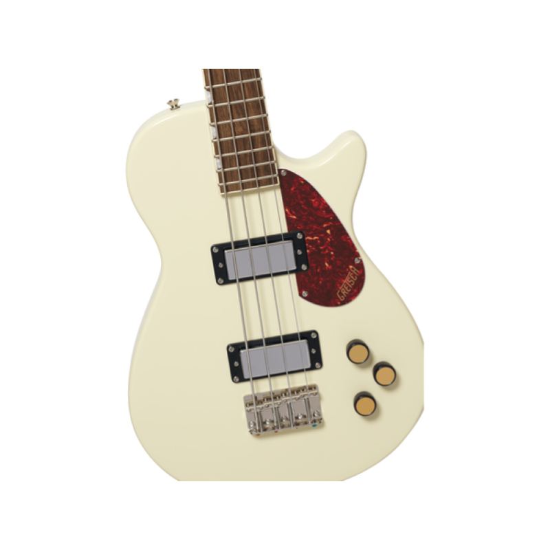 Gretsch Streamliner™ Jet™ Club Bass Single-Cut, Laurel Fingerboard, Vintage White