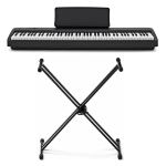 Kawai ES60B Stand Bundle Pianoforte Digitale 88 Tasti con Supporto a X Nero