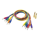 Korg SQ Cable 6 Kit di 6 Cavi Mini Patch Colorati