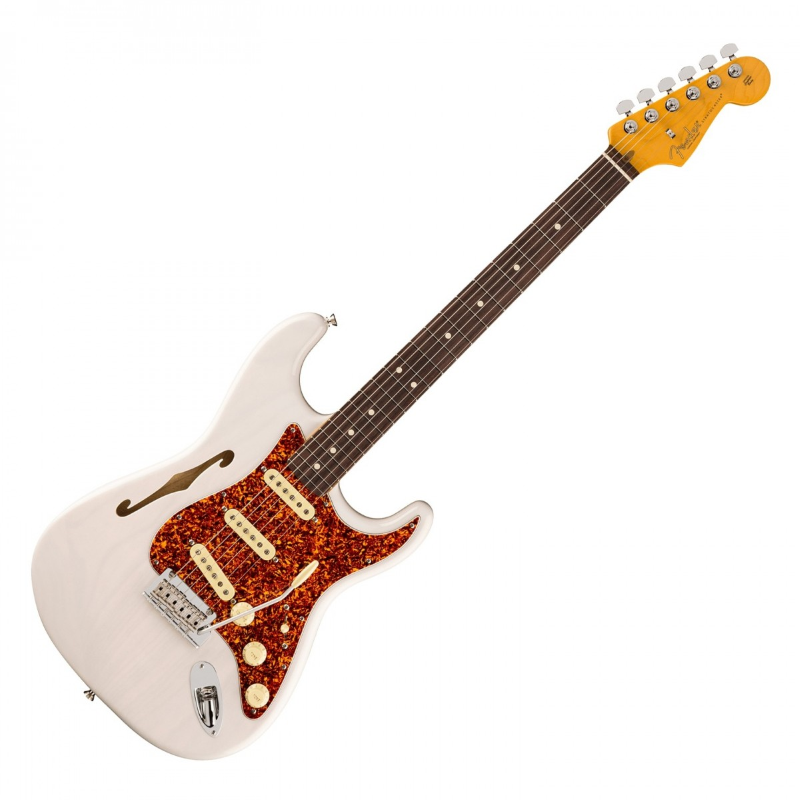 Fender American Professional II Stratocaster® Thinline, Rosewood Fingerboard, White Blonde 0171010701