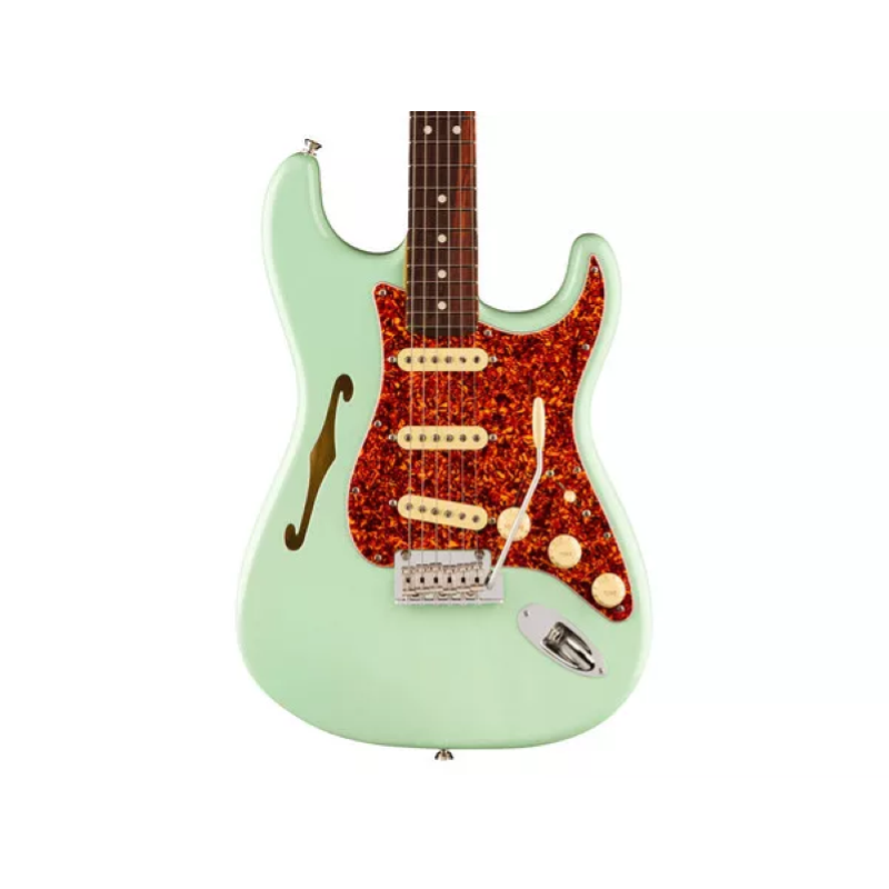 Fender American Professional II Stratocaster® Thinline, Rosewood Fingerboard, Transparent Surf Green 0171010735