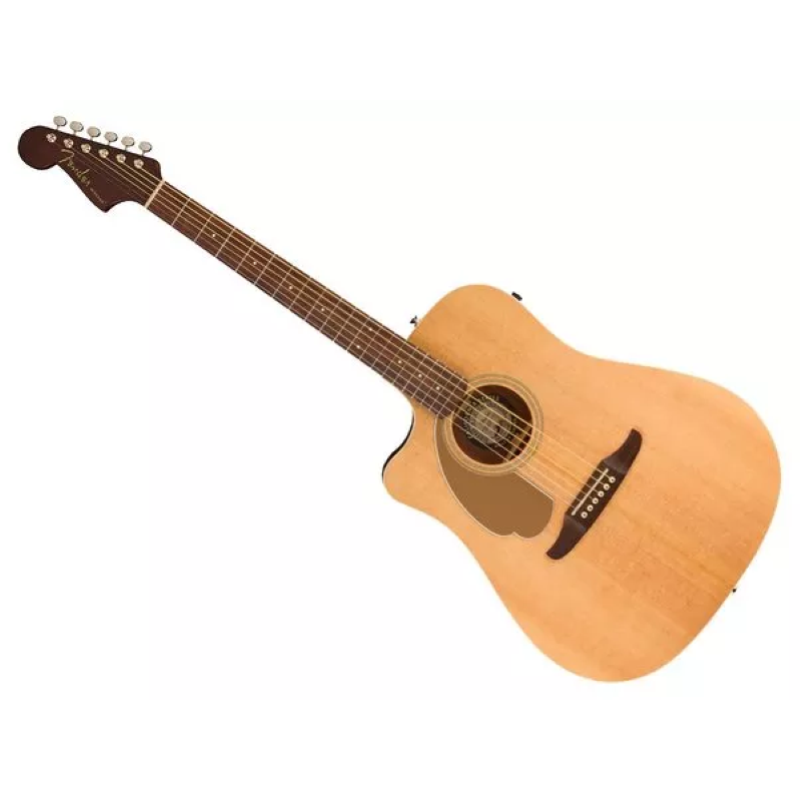 Fender Redondo Player Left-Handed, Walnut Fingerboard, Gold Pickguard, Natural