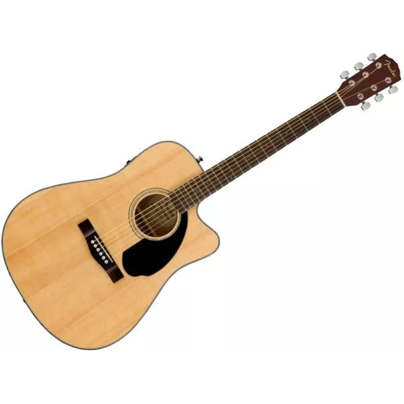 Fender CD60SCE Dreadnought, Walnut Fingerboard, Natural 0970113021